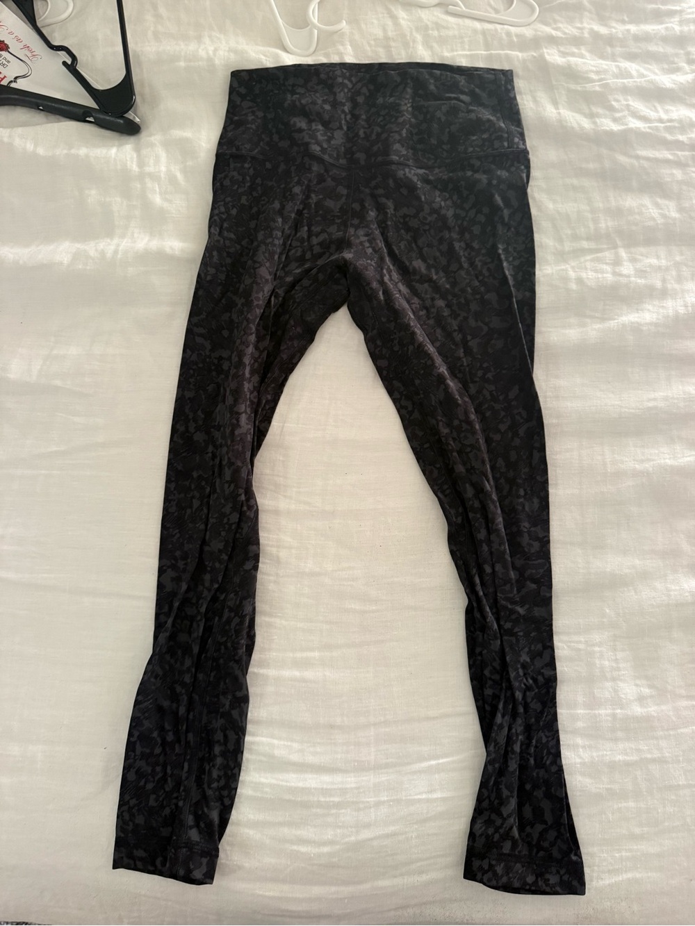 Lululemon Align High-Rise Leggings with Pockets, Jacquard Print (Black/Grey)